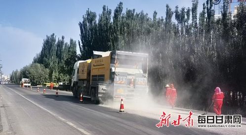 精品匠心 大道通途 肃州公路段全力打造精品工程,助力路况提质升级